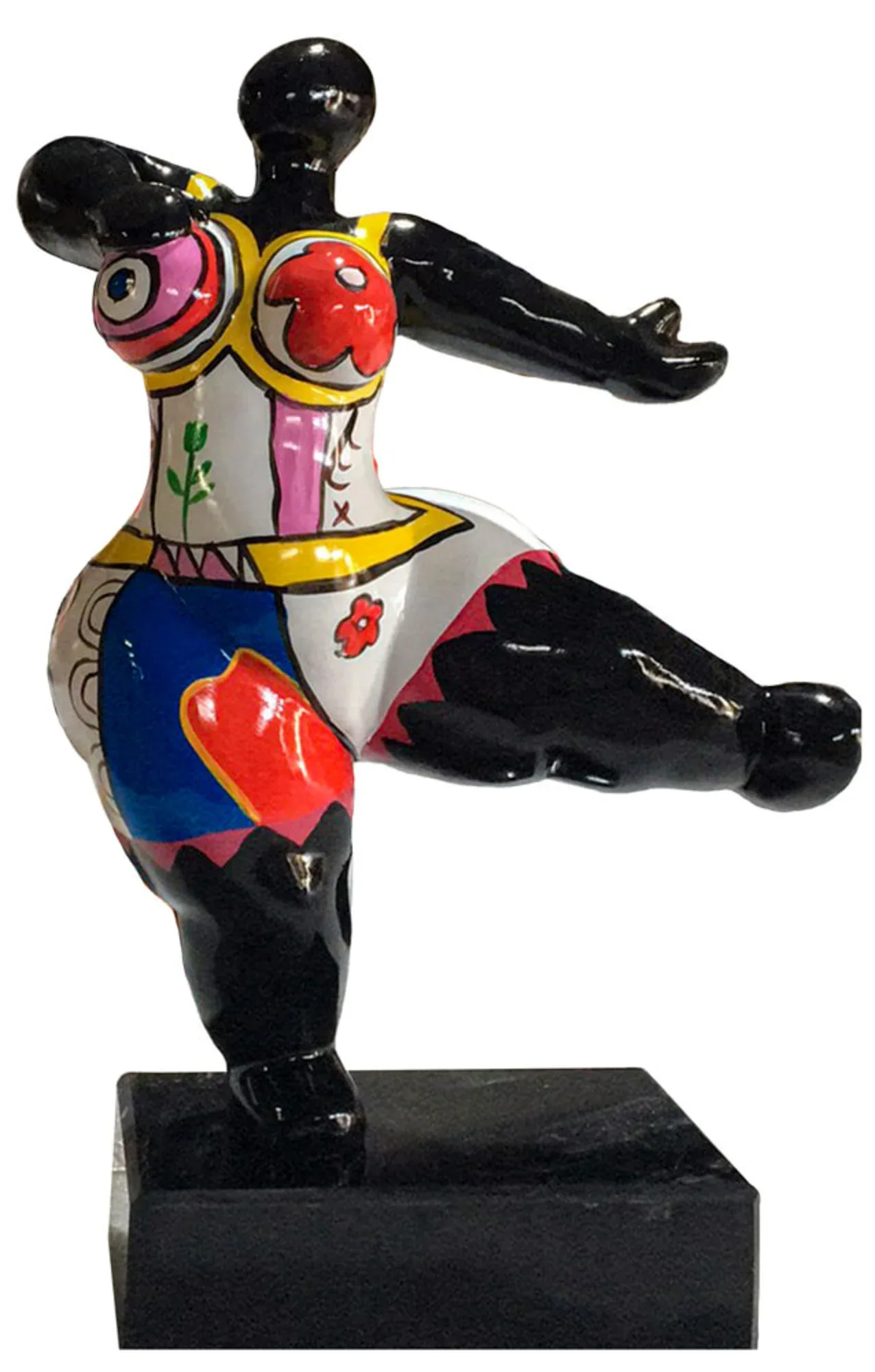 image LAND Skulptur Hommage an Niki de Saint Phalle, Nana Stil 1 H: 33 | Schubiger Möbel