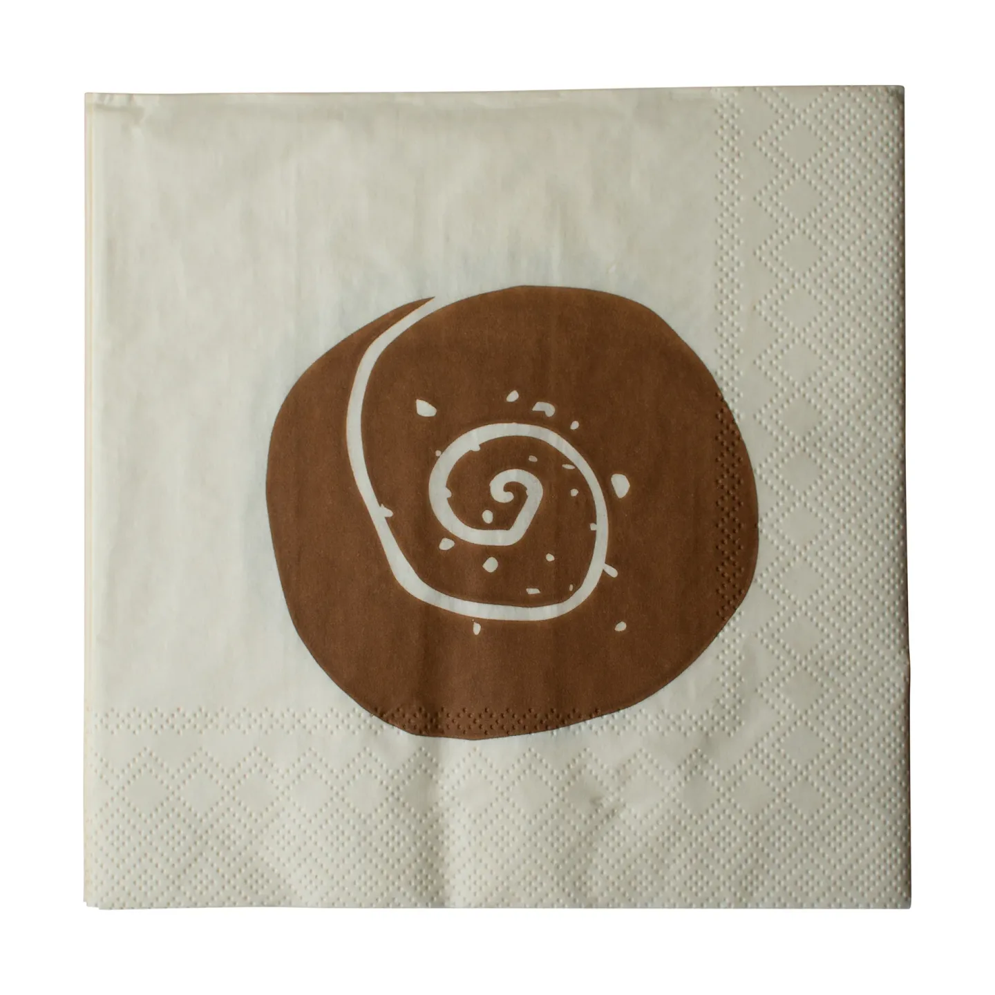 DBKD Bulle Papierservietten 20‑teilig Creme-Brown, 33x33 cm
