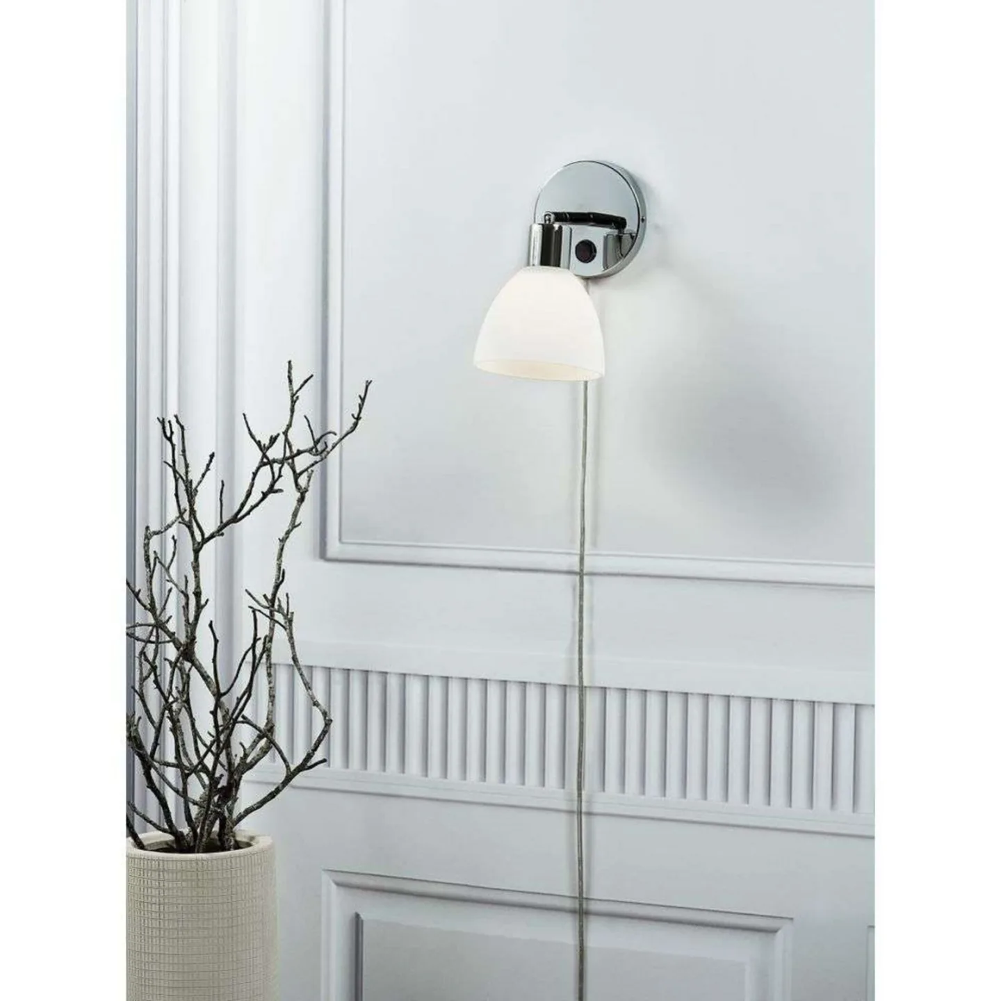 Ray Vägglampa Chrome - Nordlux - Glas