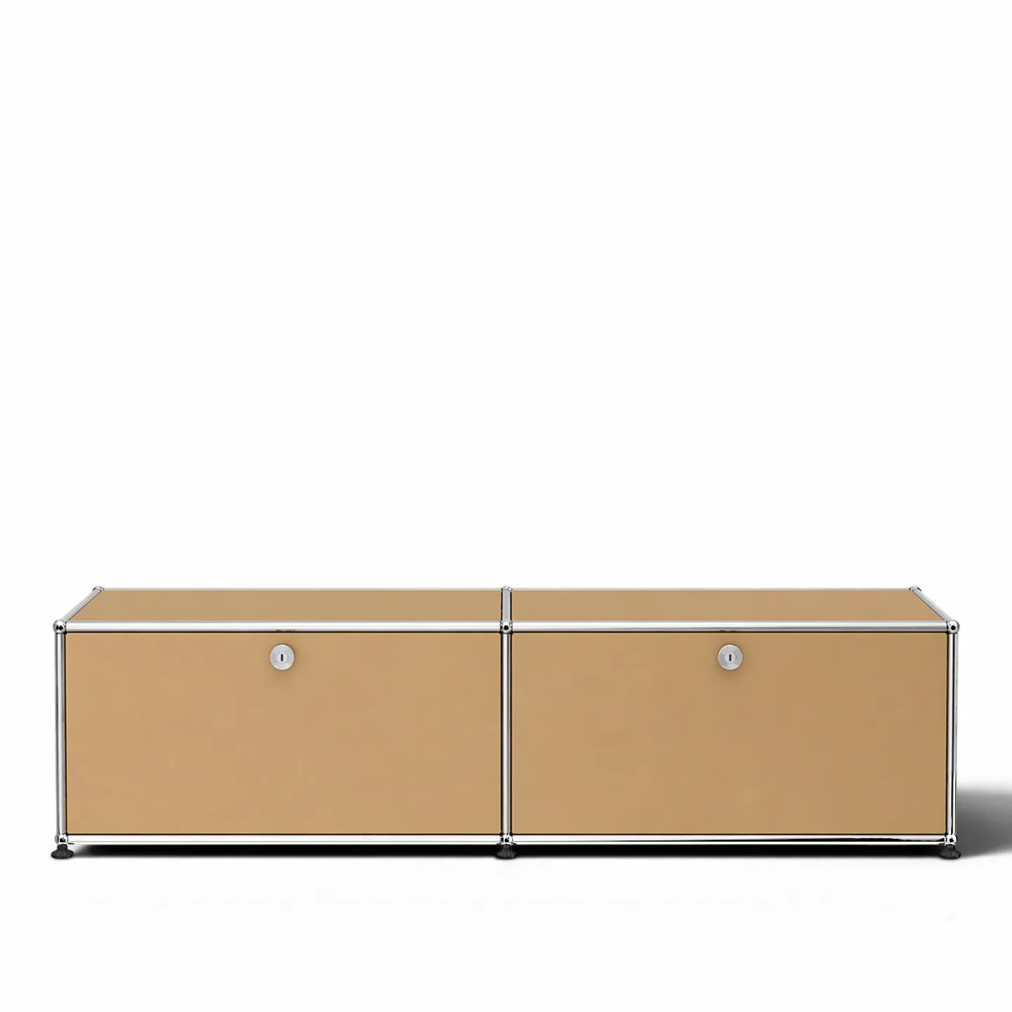 USM - USM Haller 3 Media Unit Beige - TV-bänkar - Fritz Haller & Paul Schärer - Beige - Metall