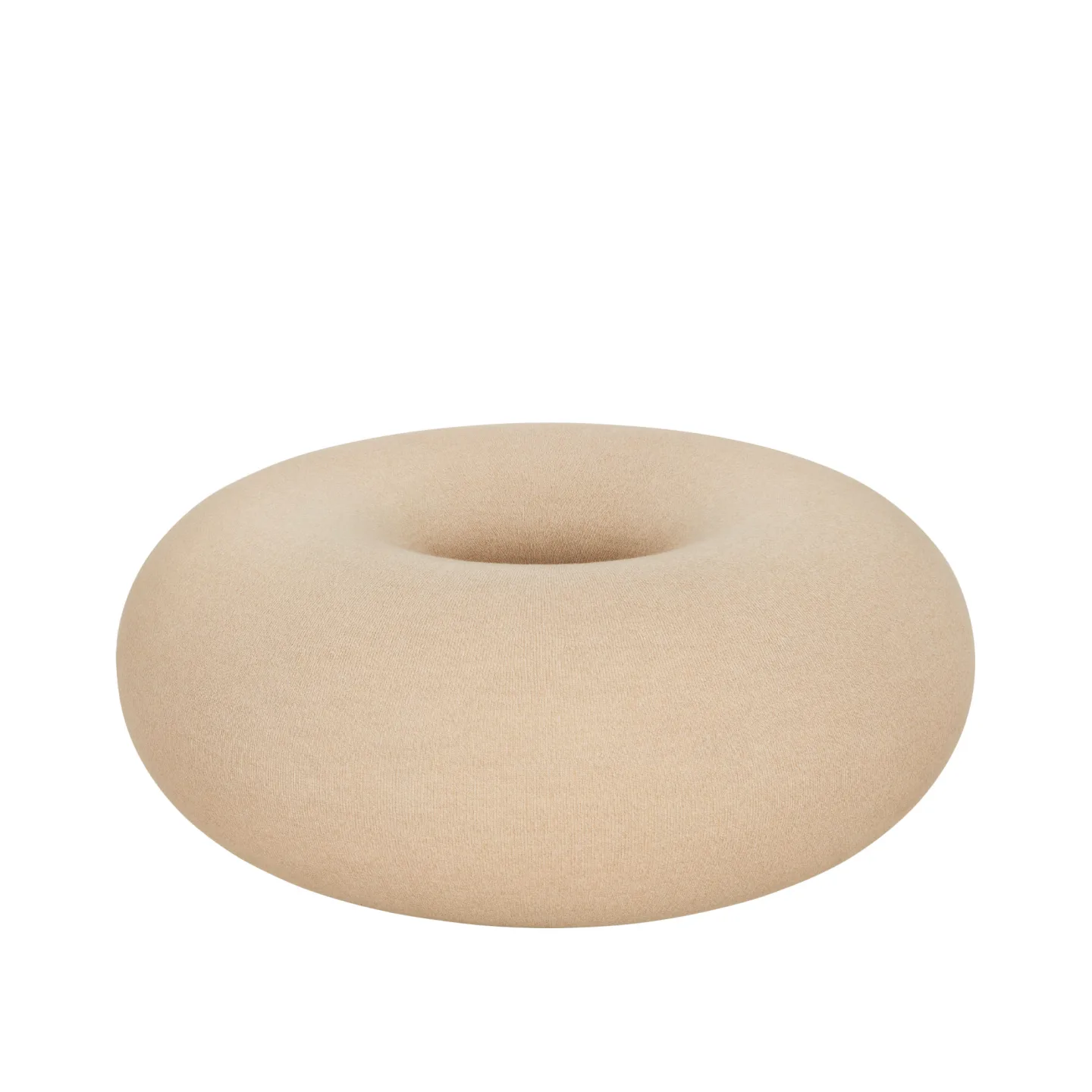 HEM - Boa Pouf - Oatmeal - Sittpuffar - Sabine Marcelis - Beige - Trä/Syntetiskt/Skum/Ull