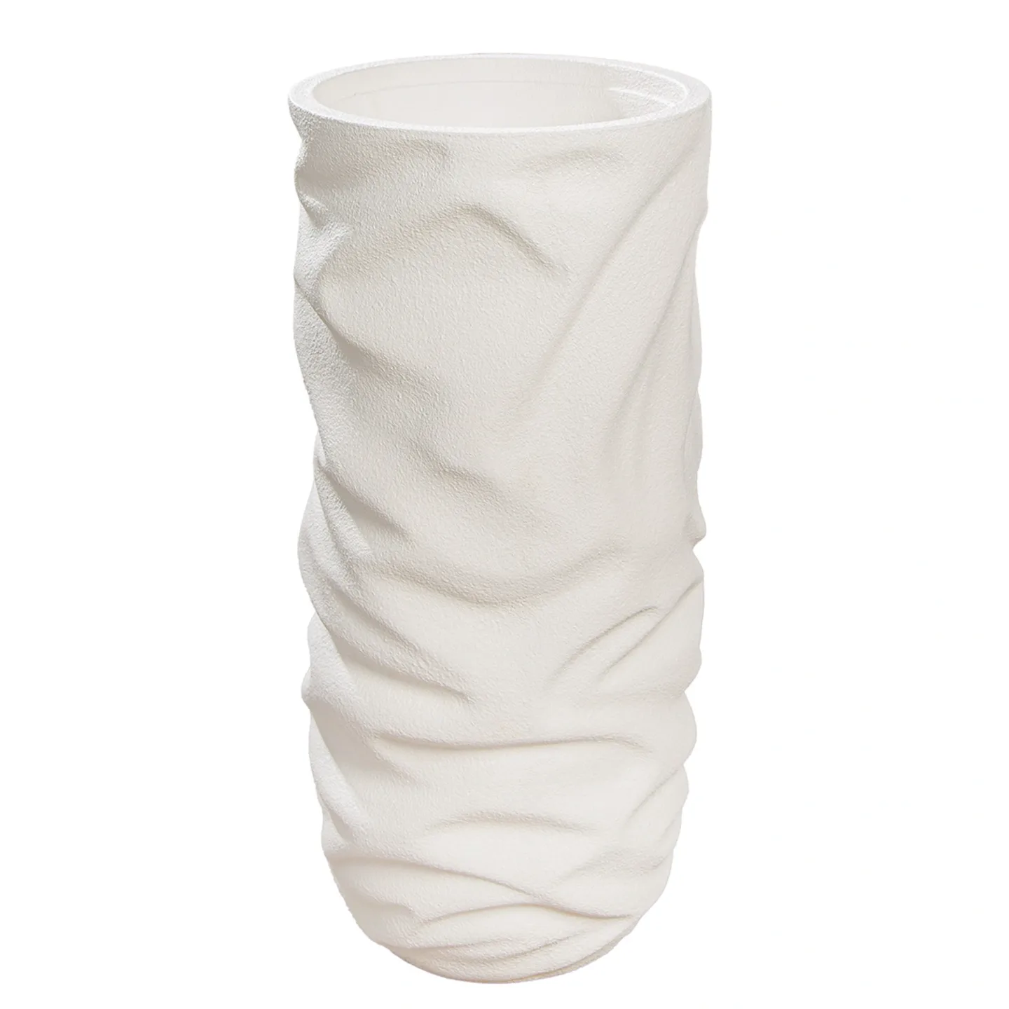 Gilde Pflanzengefäss Crush, Creme H: 70 cm | Schubiger Möbel