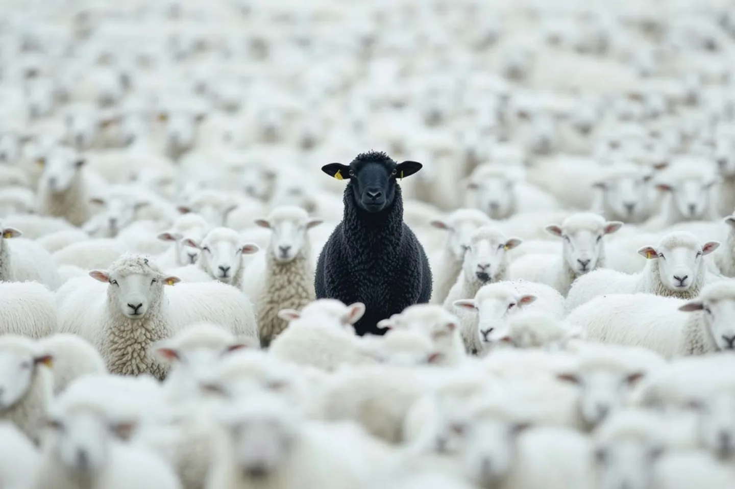 image LAND Acrylglasbild Black Sheep | Schubiger Möbel
