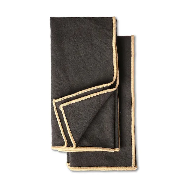 Sagaform Edith Serviette 45x45 cm 2er-Pack Grau