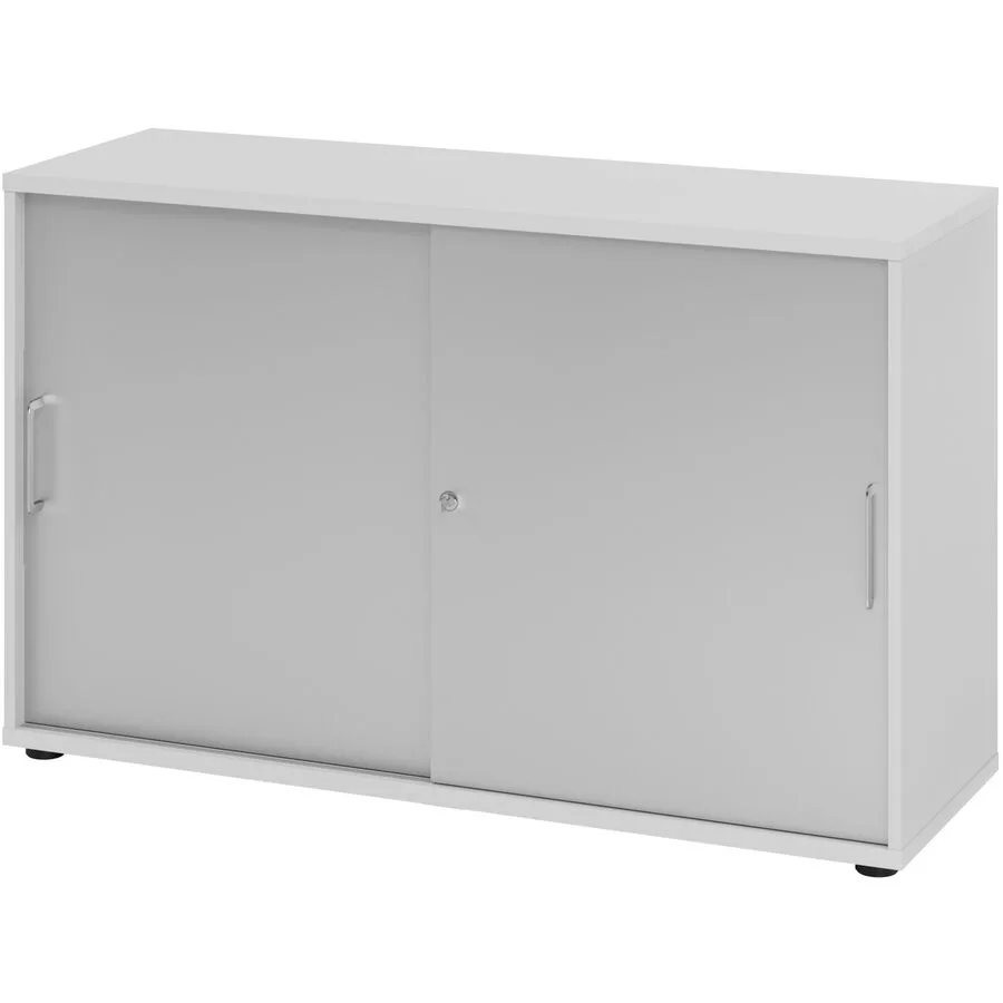 Aktenschrank Office silber Holzwerkstoff B 120 cm H 74.8 cm
