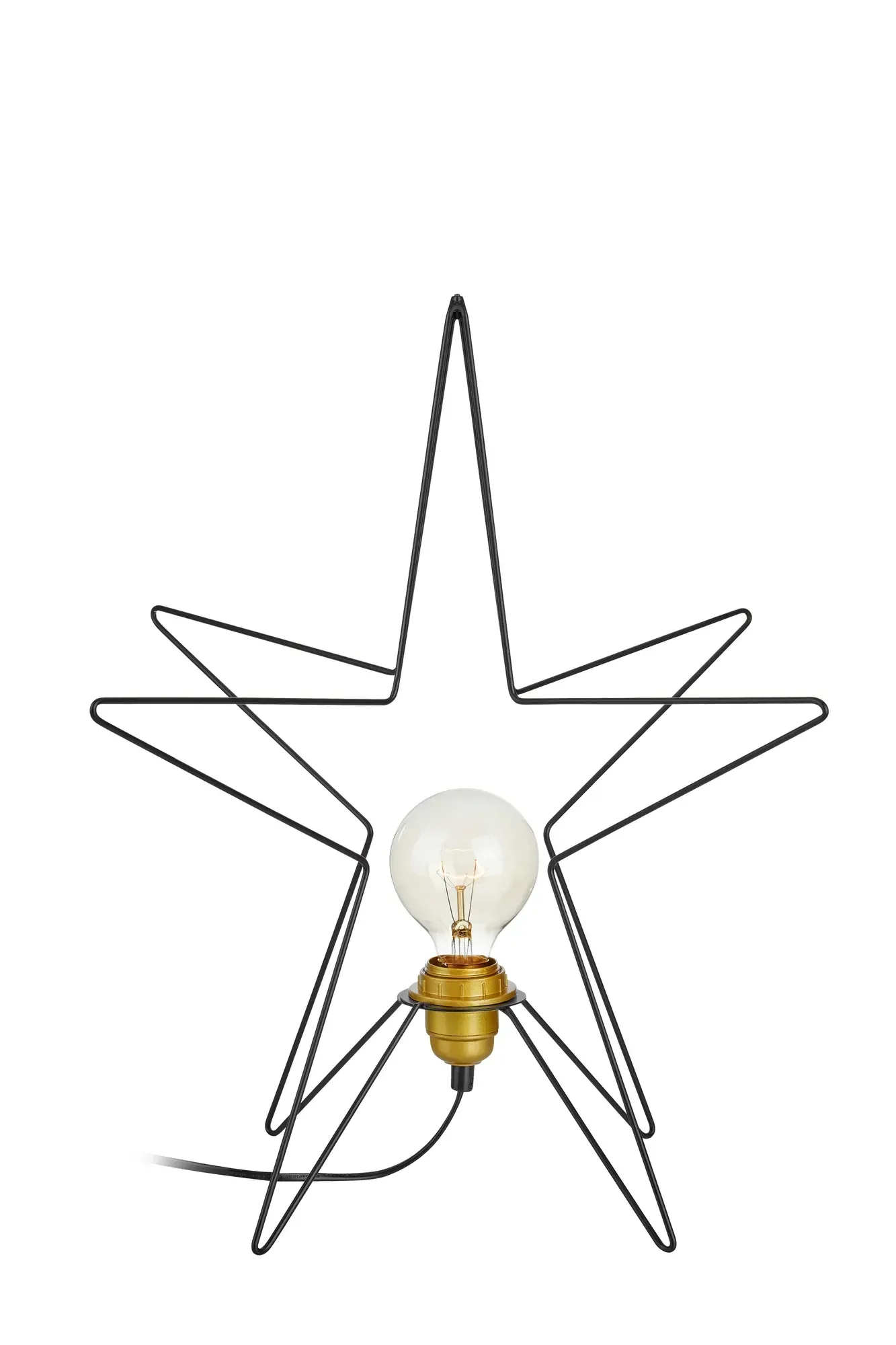 Asterix Tischstern Schwarz