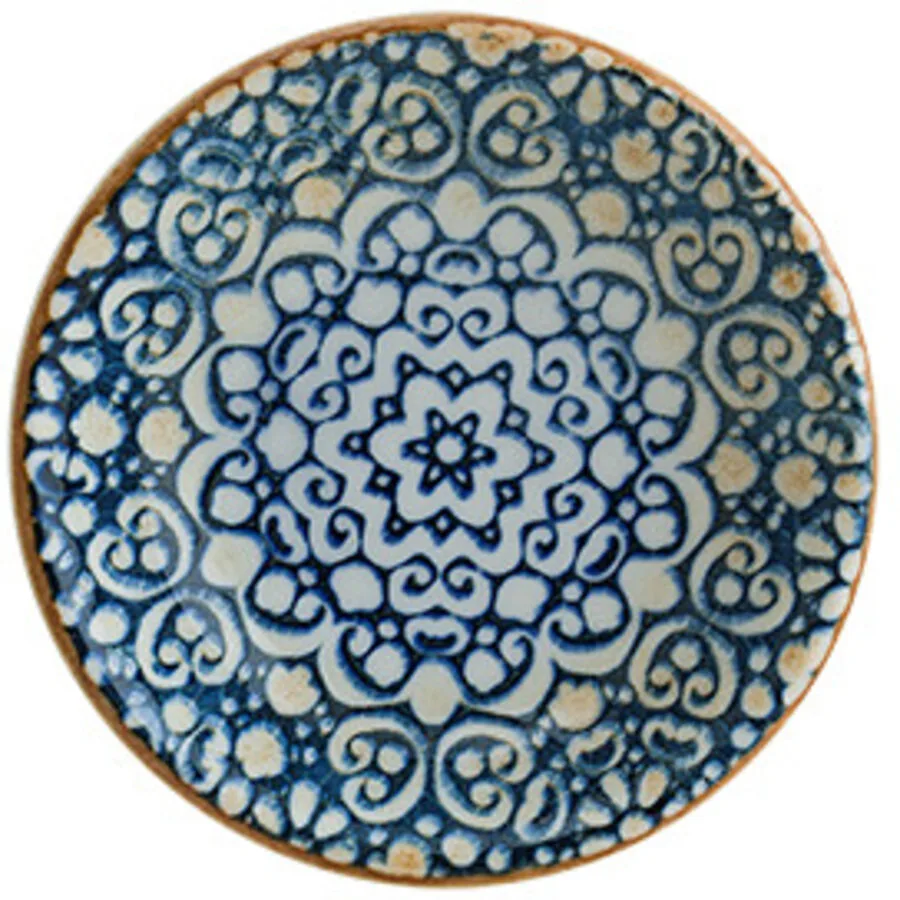 Teller tief Alhambra braun/blau Porzellan D 9 cm 1 Stk