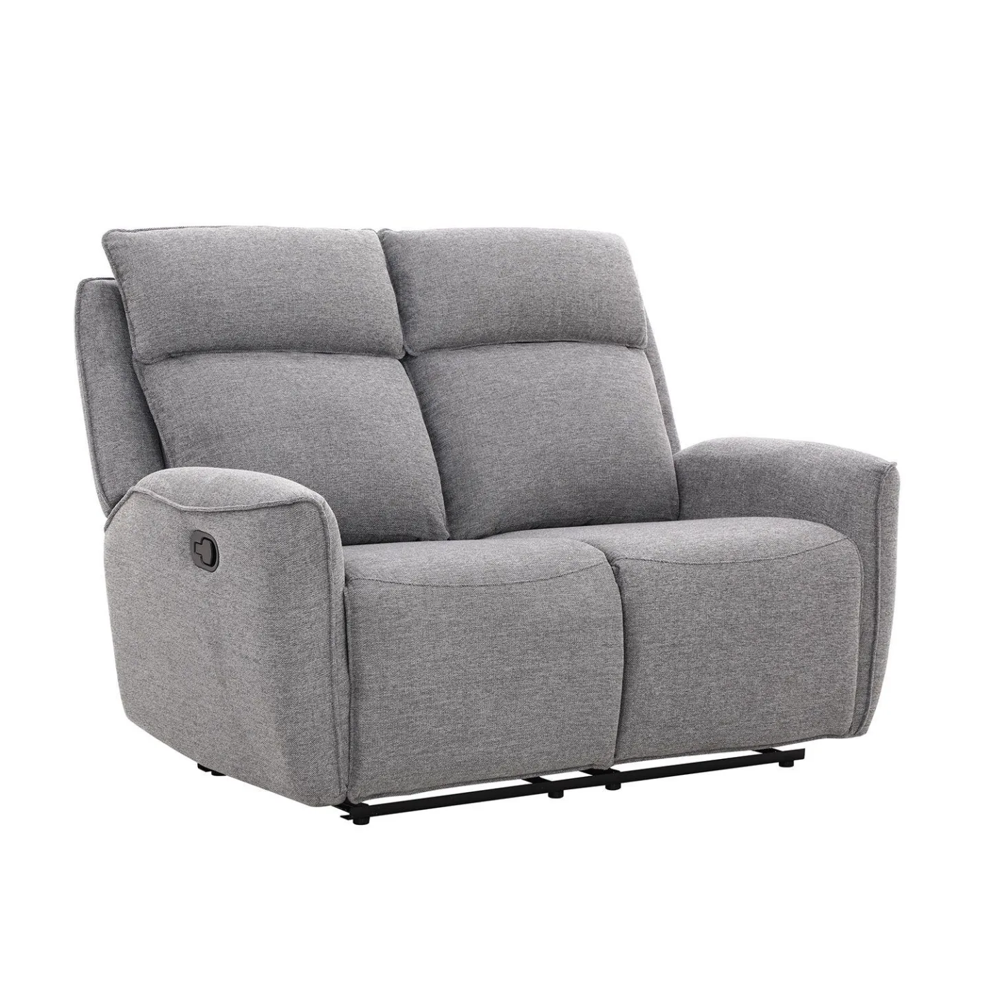 Reclinersoffa Östvik 2-sits med manuell mekanism - grå