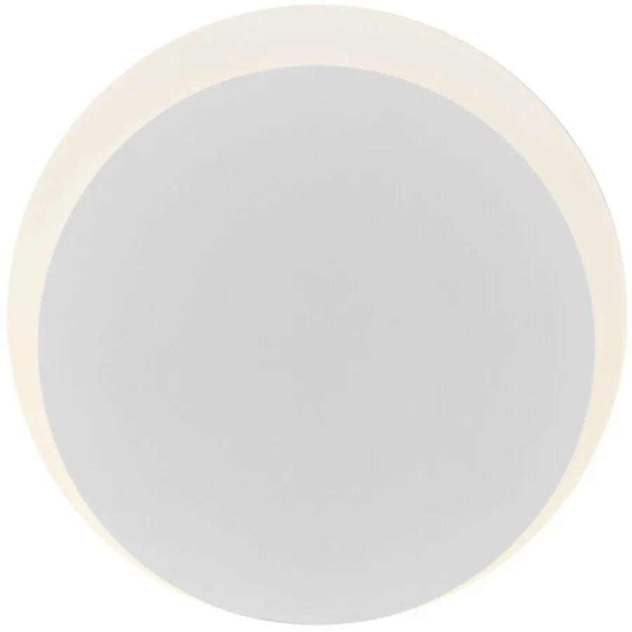 Wandlampe Sun Weiss Eisen - LED - Lichtfarbe: Extra warmweiss - LED Energiesparlampen