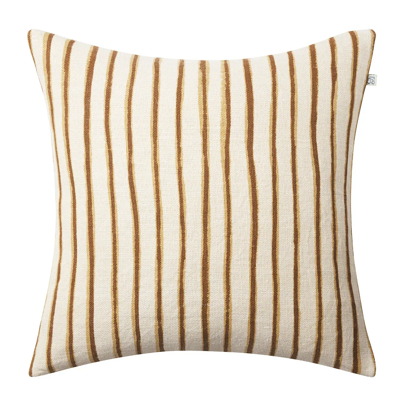 Chhatwal & Jonsson Jaipur Stripe Kissenbezug 50 x 50cm Khaki-taupe
