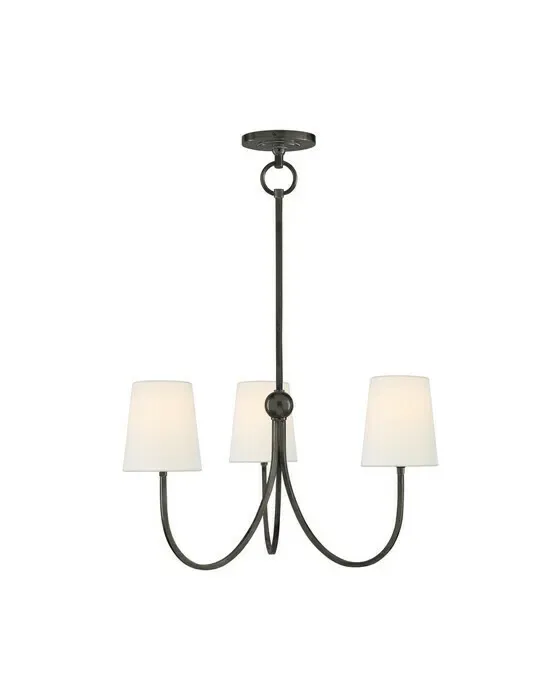 Reed Chandelier Bronze