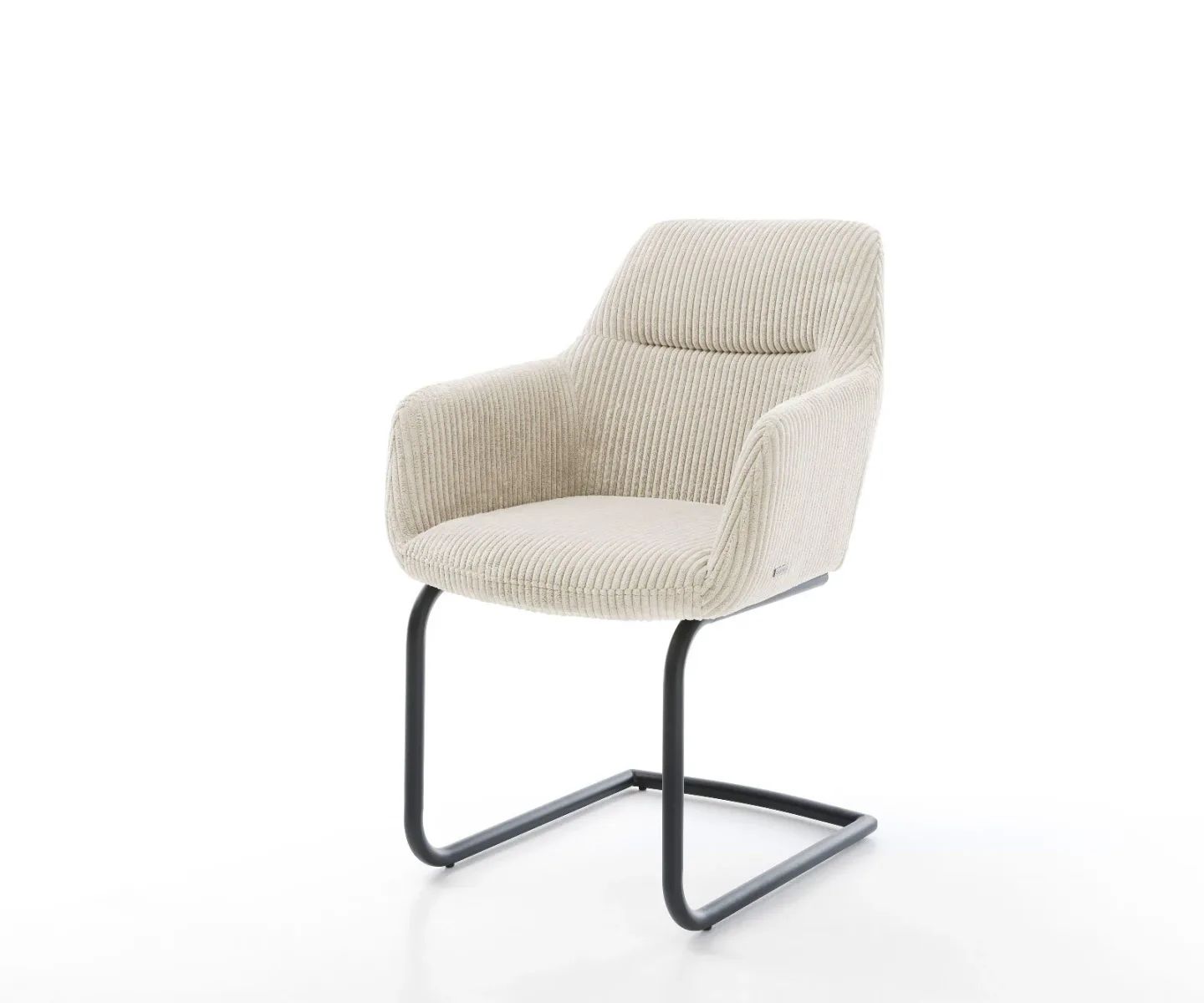 Freischwinger Pejo-Flex Cord Beige Freischwinger rund Schwarz Taschenfederkern