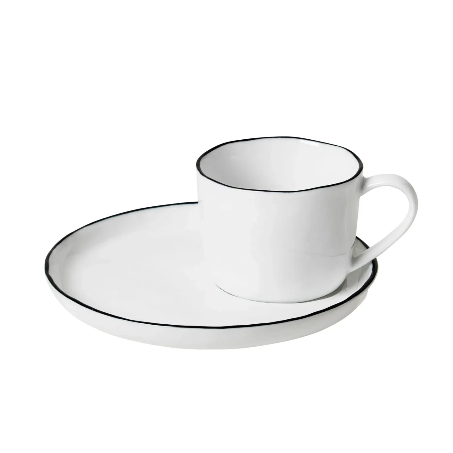 Broste Copenhagen Salt kopp och fat liten, 5 cm