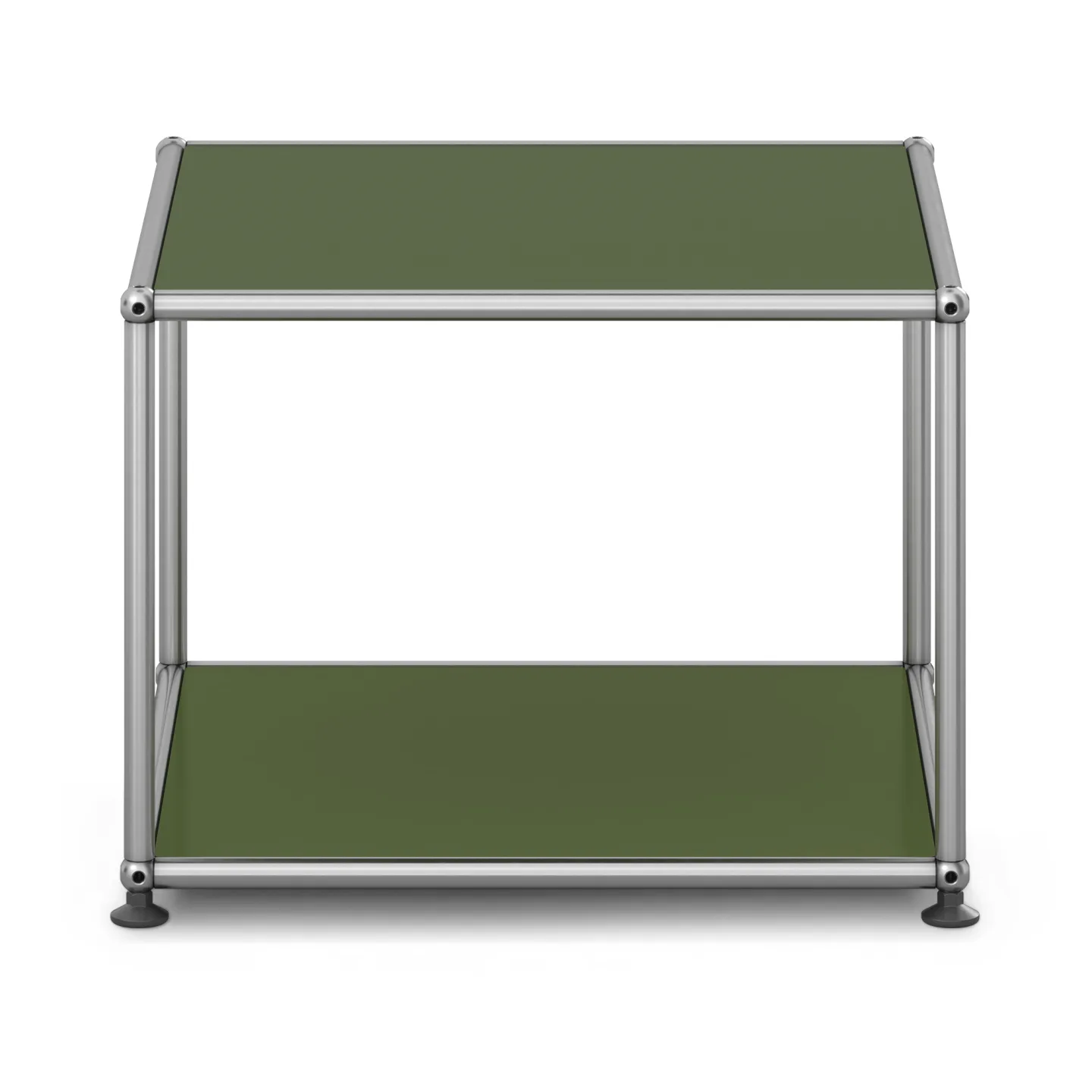USM - USM Haller M22 36 Olive Green - Sidobord - Fritz Haller & Paul Schärer - Grön - Metall