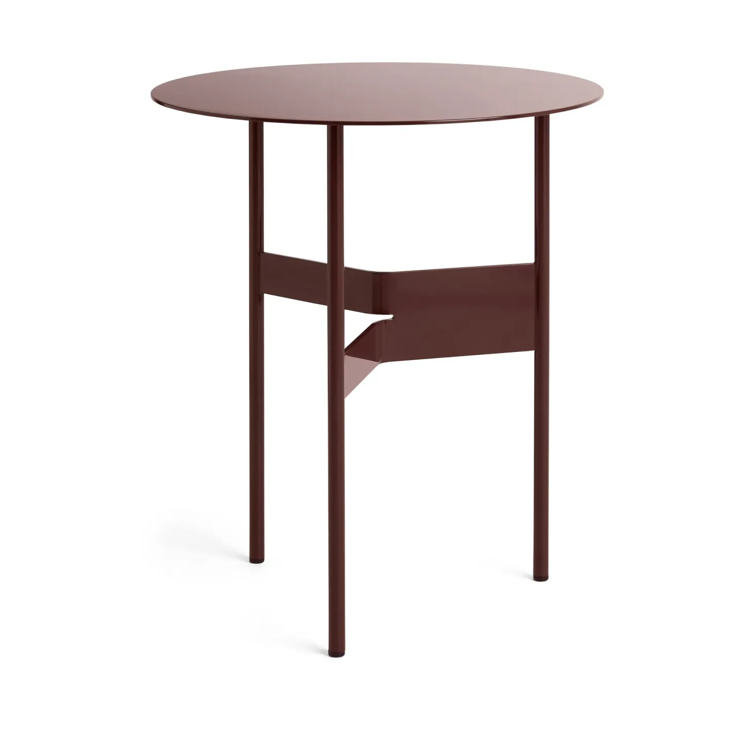 HAY Shim coffee table Beistelltisch Ø45 cm Bordeaux