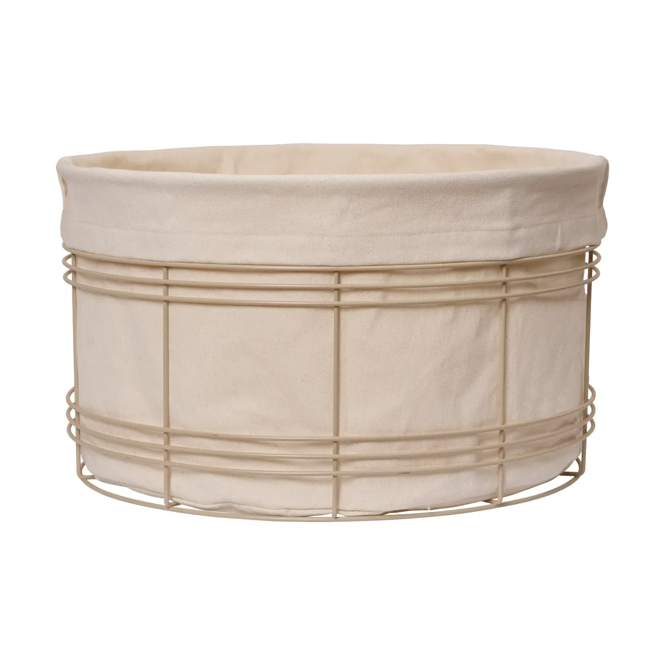 Ferm Living Fio Aufbewahrungskorb Cashmere-natural, Ø53x30,2 cm