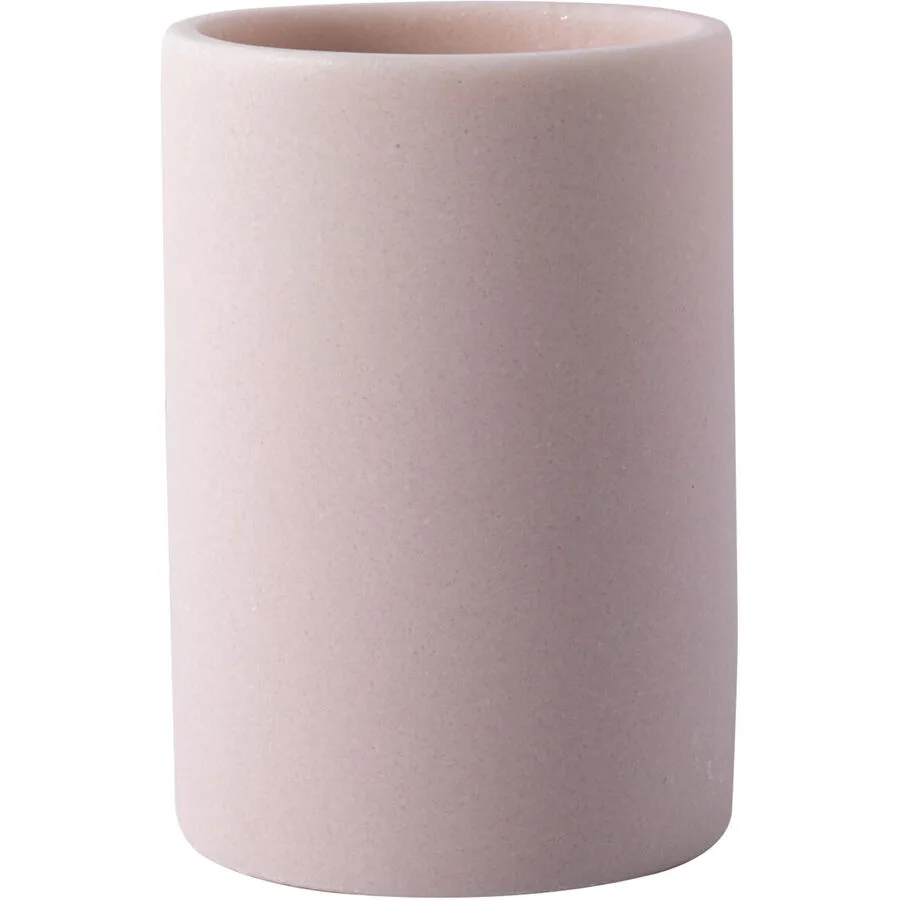 Zahnbecher Romy rosa Marmor B 7 H 10 cm