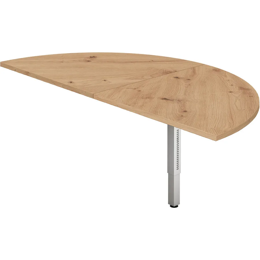 Anbautisch Office Asteiche Holzwerkstoff B 160 T 80 cm