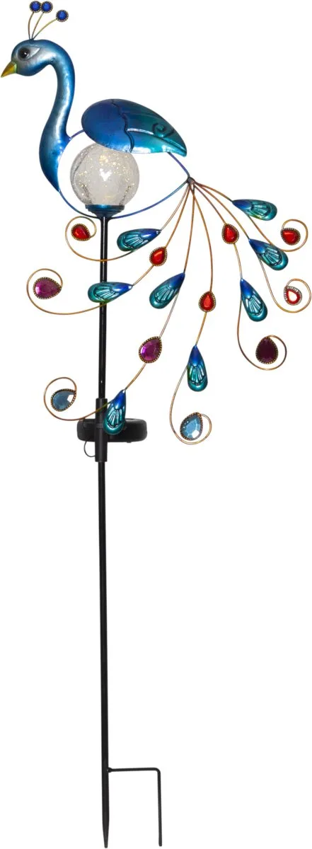 Star Trading - Peacock - Solcellslampa - Multi