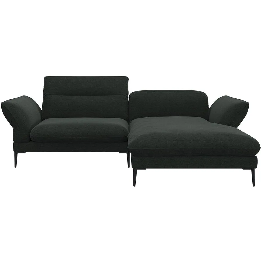 Ecksofa Tiara Rechts Stoff Forest B 241 T 88 cm