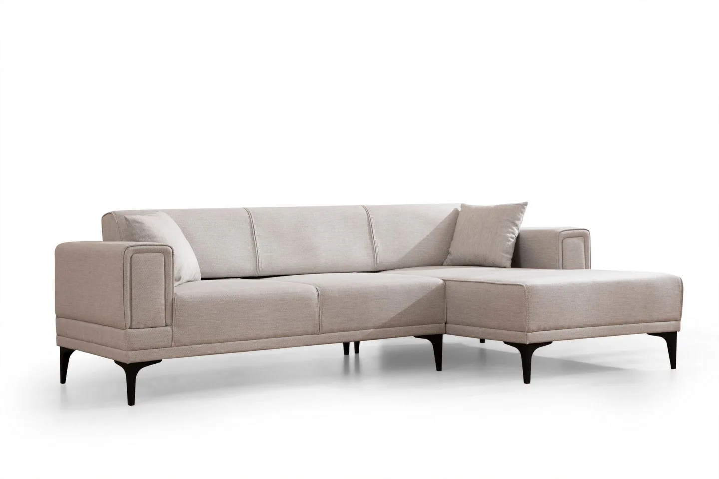 Naoko Bäddsoffa med divan - Beige