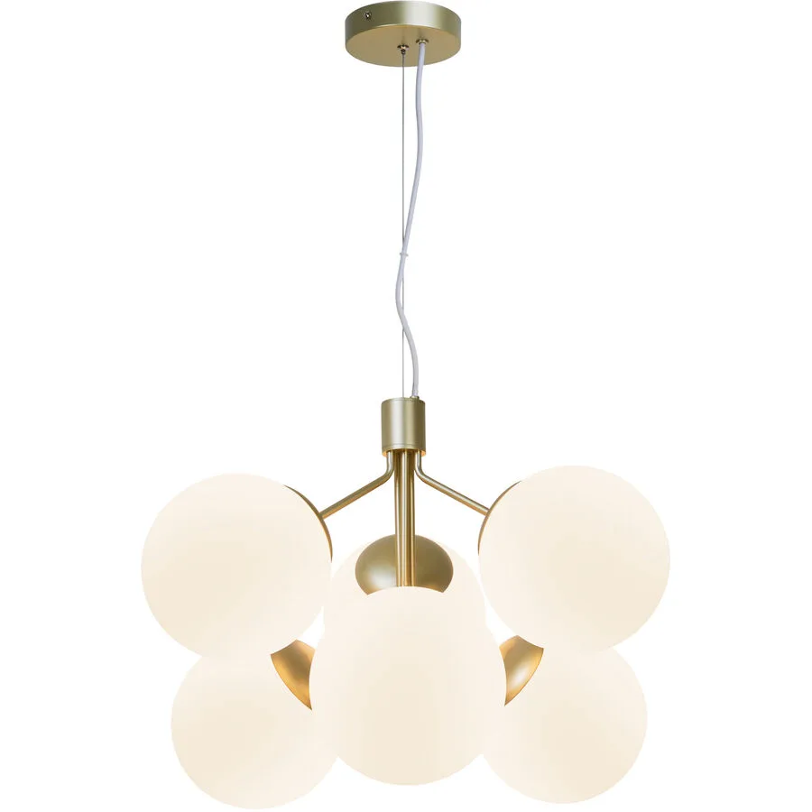 Ivona 6 Pendelleuchte Brass - Nordlux - Esszimmer - Metall