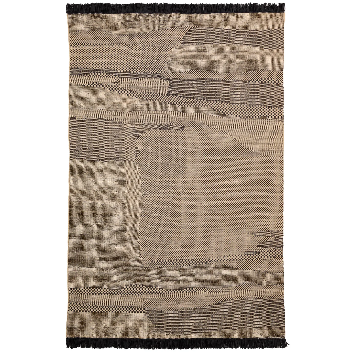 Nanimarquina - Wabisabi wool rug Bone 200 x 300 cm - Ullmattor - Nani Marquina - Beige - Ull