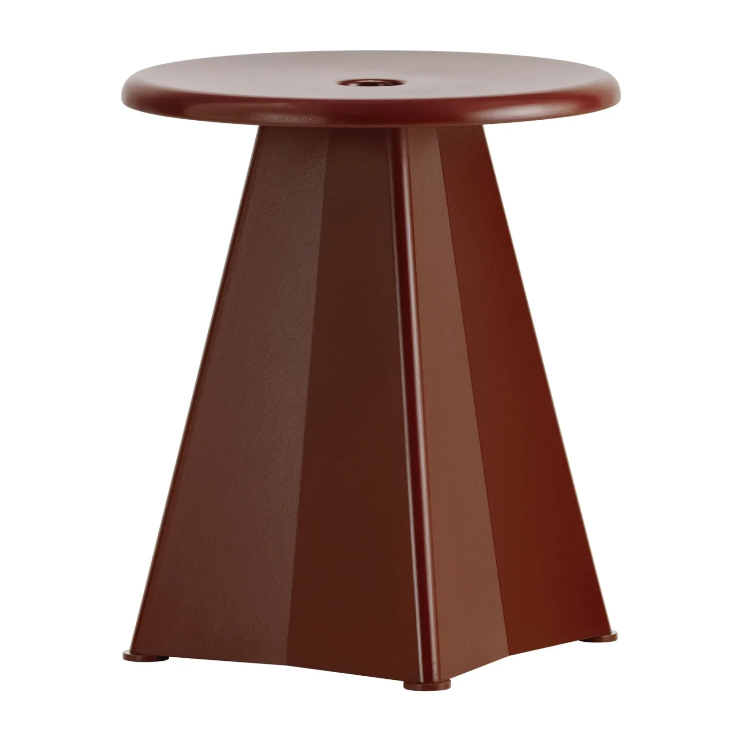 Vitra Tabouret Métallique pall Japanese red (röd)
