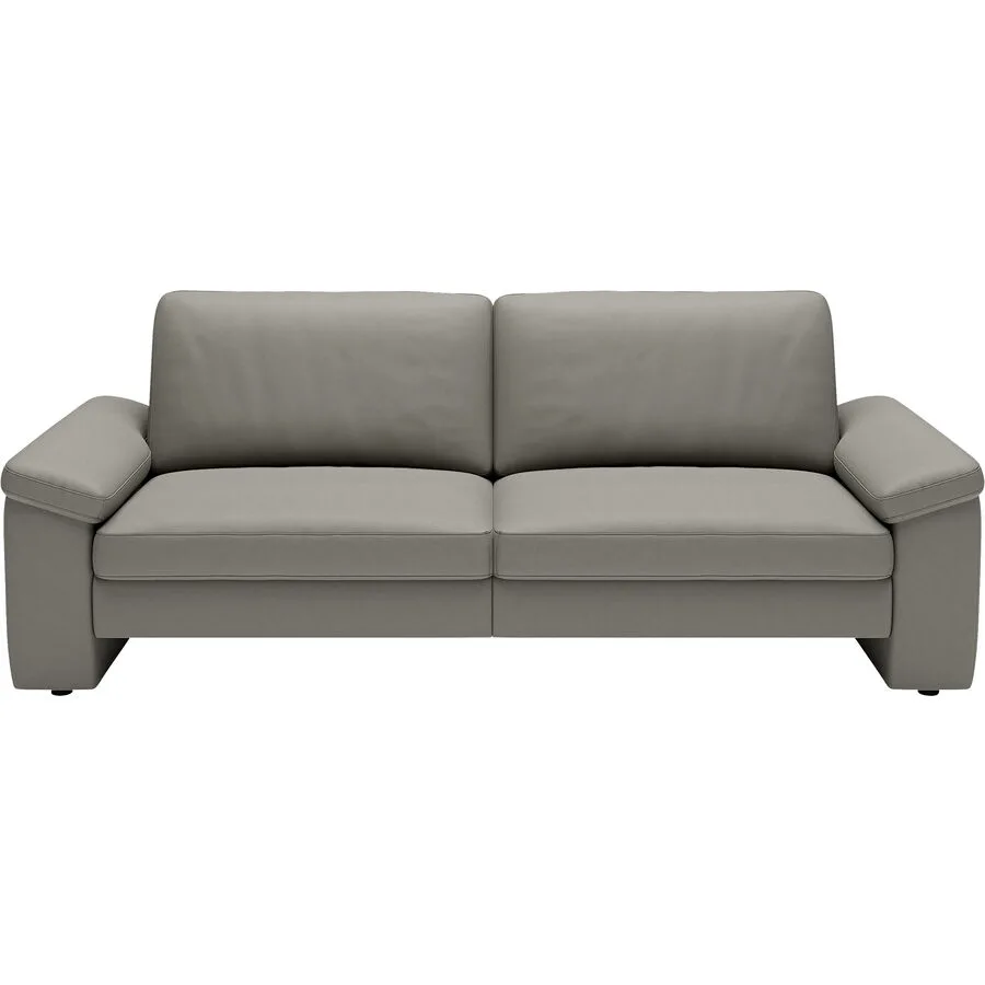 Sofa Step Basic Grau Leder 224 cm 97 cm - Möbel Konfigurator: Traummöbel individuell zusammenstellen