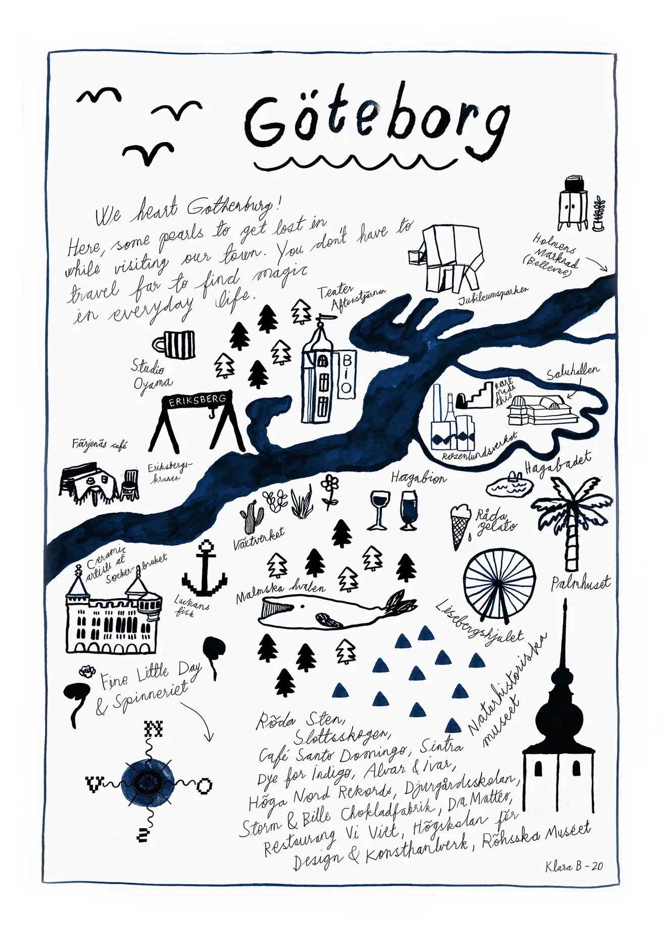 Fine Little Day Göteborg Poster 50 x 70cm