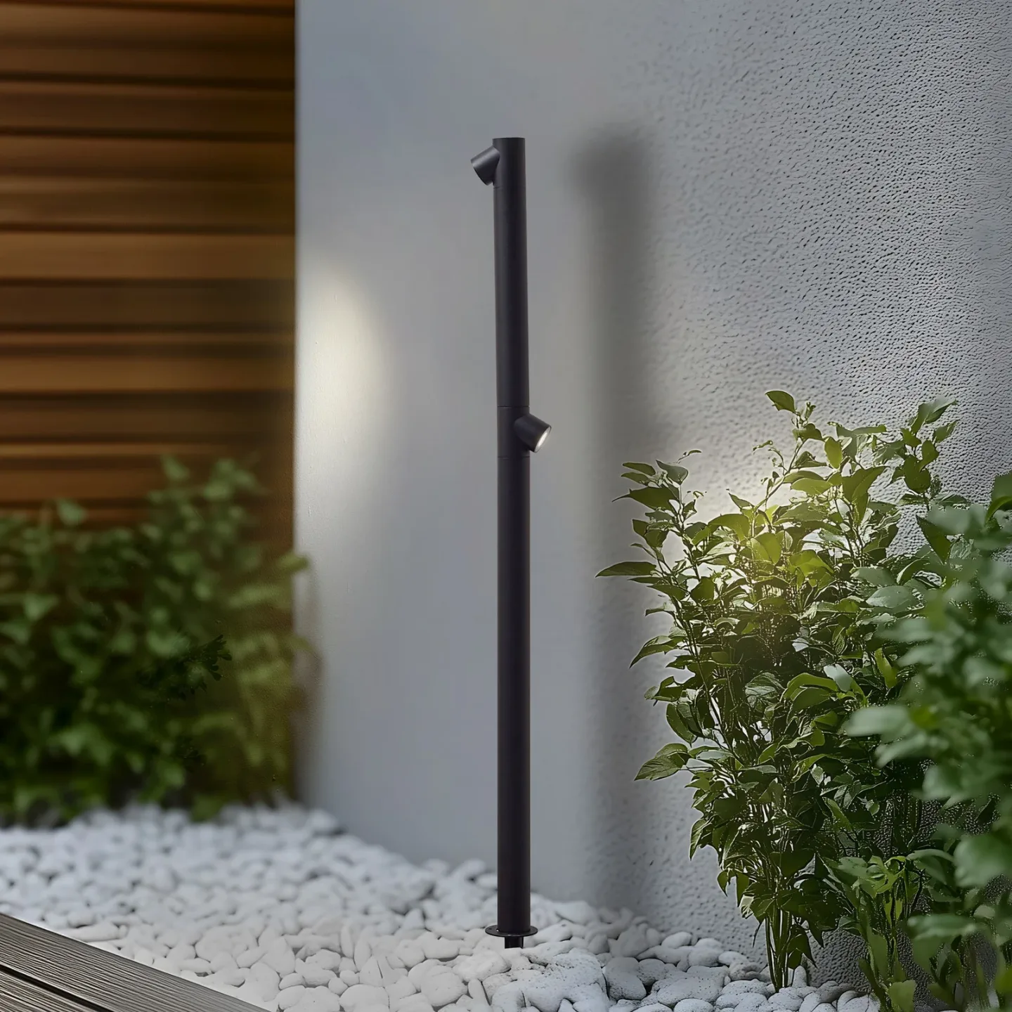 Luzian LED trädgårdslampa H120 med spjut Svart - Lindby - Terrass - Modern - Metall - Med flera ljuskällor