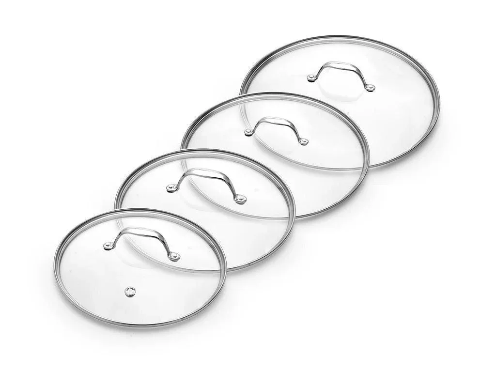 GLASDECKEL-SET 24/26/28/30 CM – 4-TEILIG