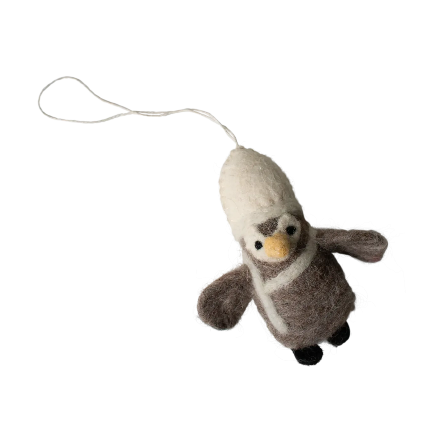 DBKD Hanging penguin dekorationshänge Beige-white