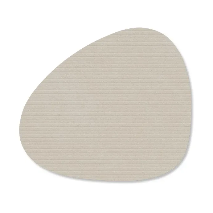 LIND DNA Corduroy Glasuntersetzer curve Oyster White