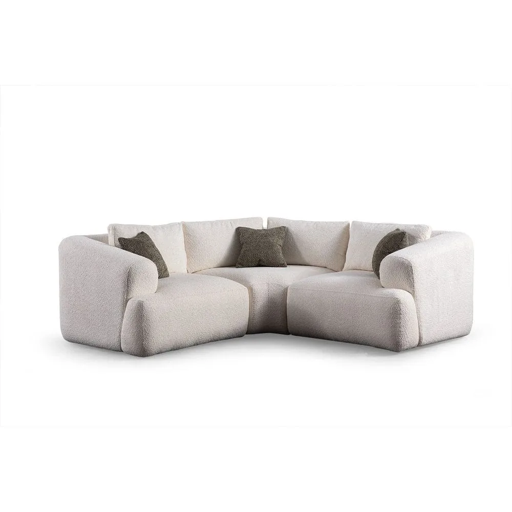 Dashwood 3-sits Hörnsoffa - Krämvit