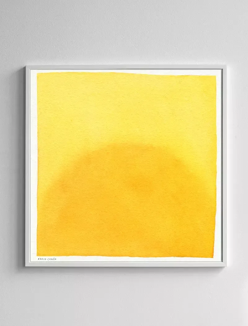 Fine Little Day Morning Poster 70x70 cm Gelb