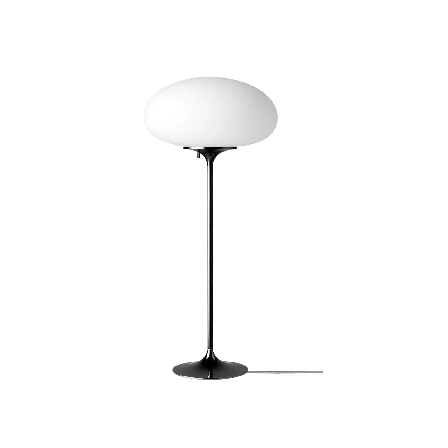 Gubi - Stemlite Table Lamp H70, Black Chrome - Bordslampor - Bill Curry - Svart