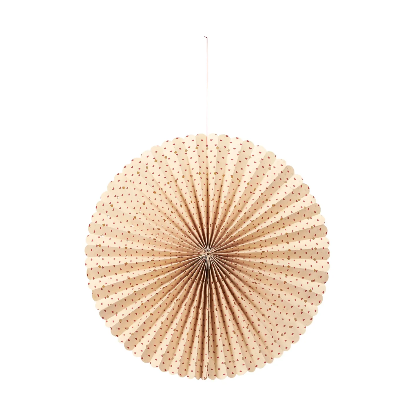 Broste Copenhagen Stella rosette adventsstjärna M Ø43 cm Natural-pompeian red