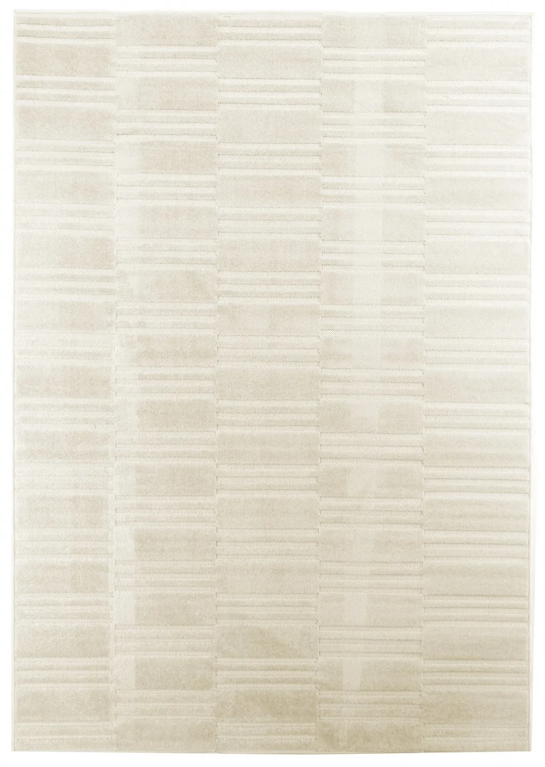 Shaggy Indoor-Outdoor - Bronx (cream) (Størrelse: 160 x 230 cm)