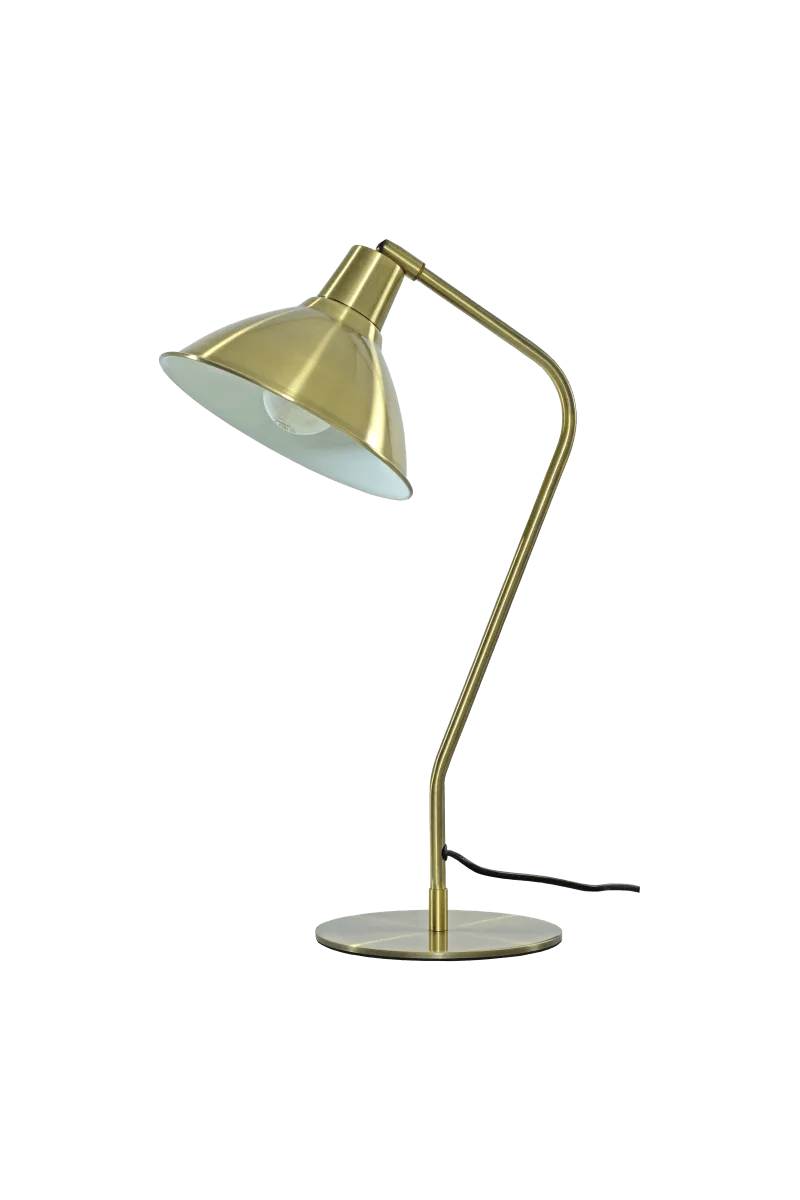 Aneta Lighting - Ostri 50cm - Skrivbordslampa - Antikmässing
