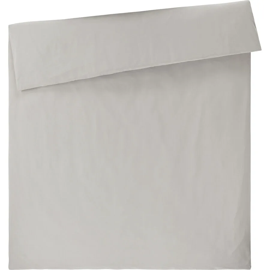 Duvetbezug Mali taupe Einfarbig Baumwolle 200 x 210 cm