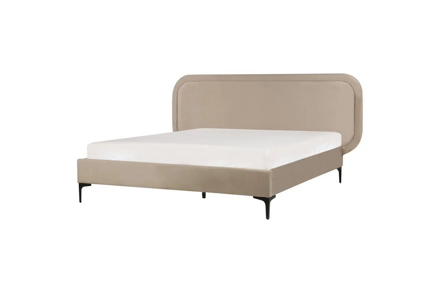 Dubbelsäng Suzette med lamellram Beige, 140x200 cm - Beige, 140x200 cm