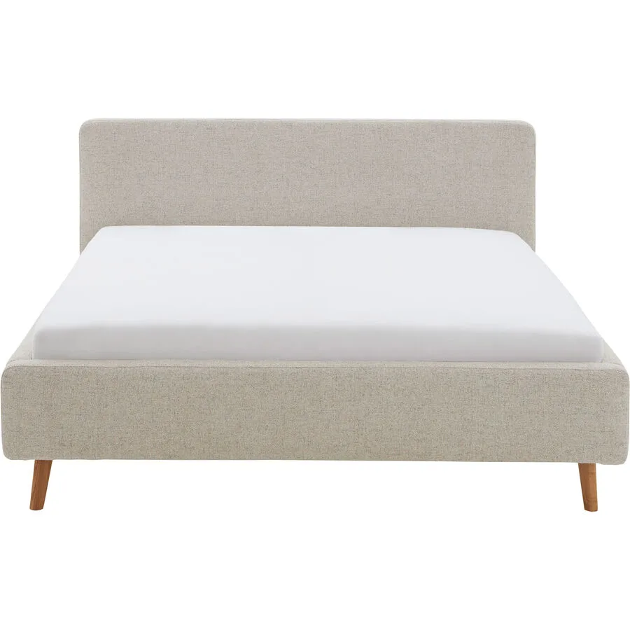 Bett Senja Beige Polyester 180 x 200 cm