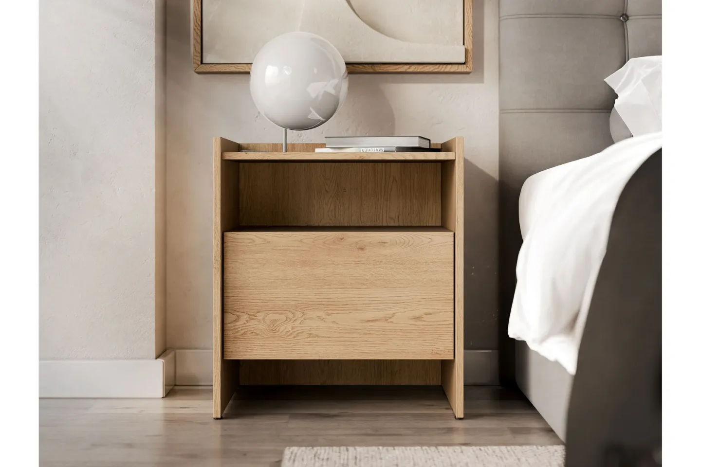 Bellia Sidobord 38 cm - Beige