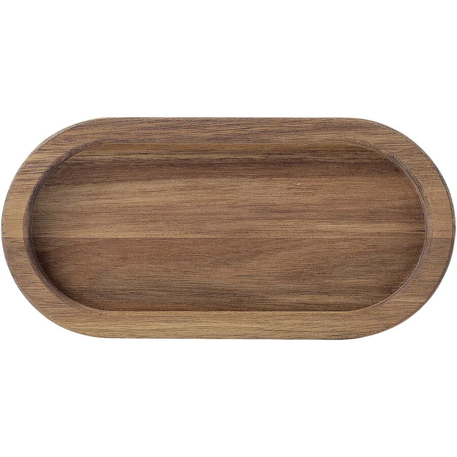 Tablett Ronda braun Akazie B 12 T 24 cm