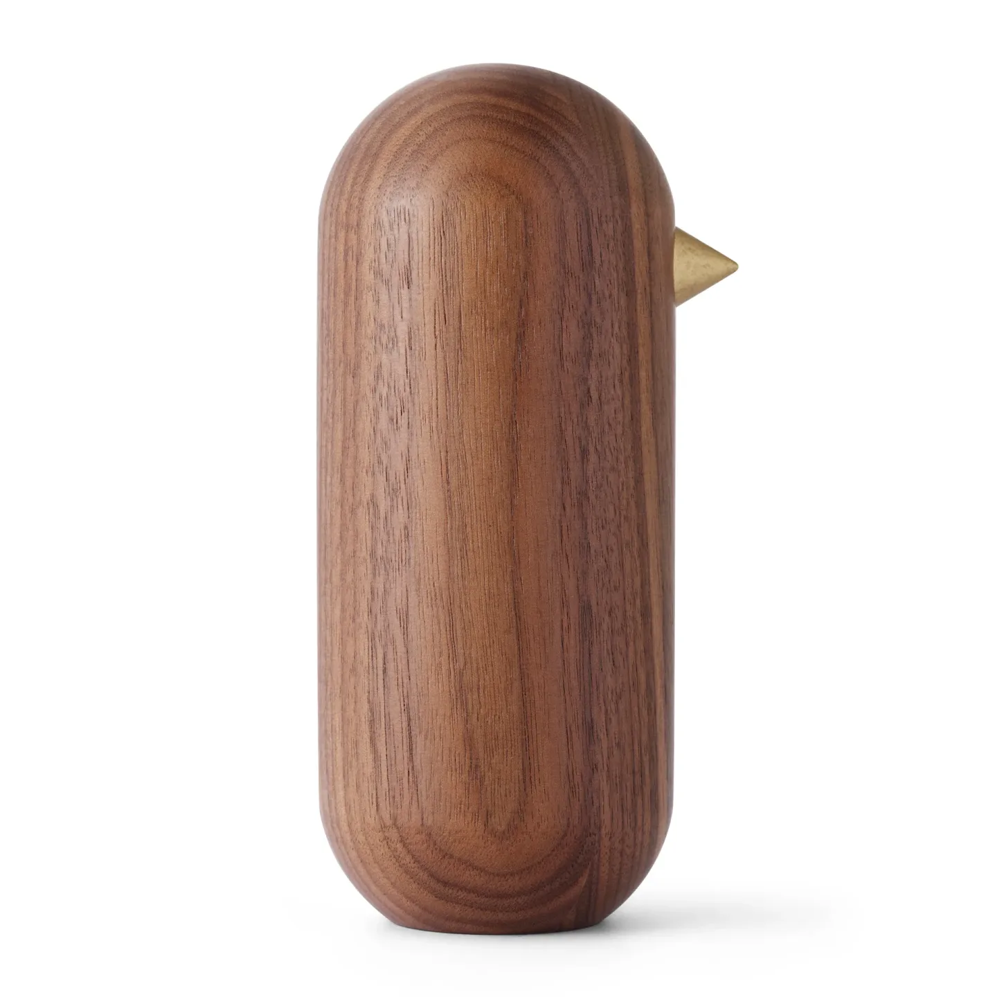 Normann Copenhagen Little Bird figur valnöt 13,5 cm