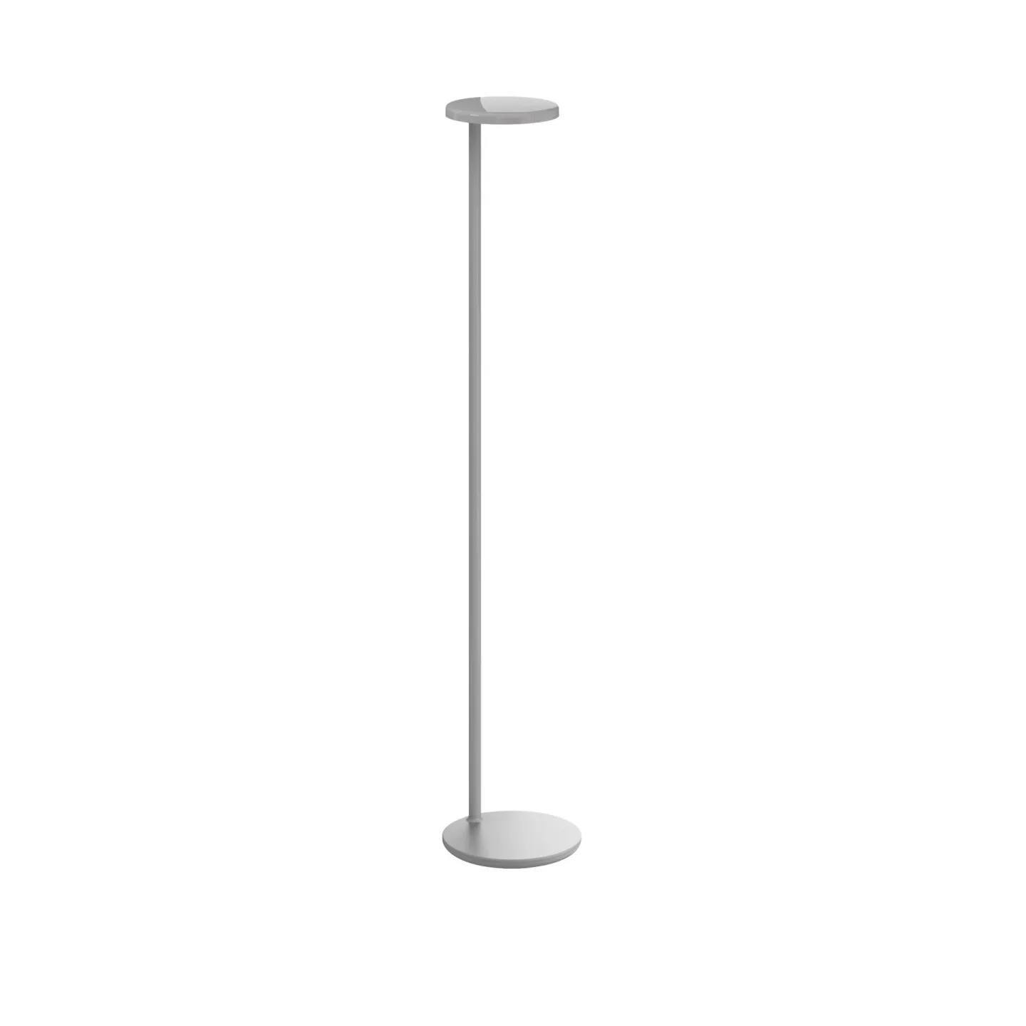 Flos - Oblique Floor, Glossy Grey - Skärmlampor - Vincent Van Duysen - Grå