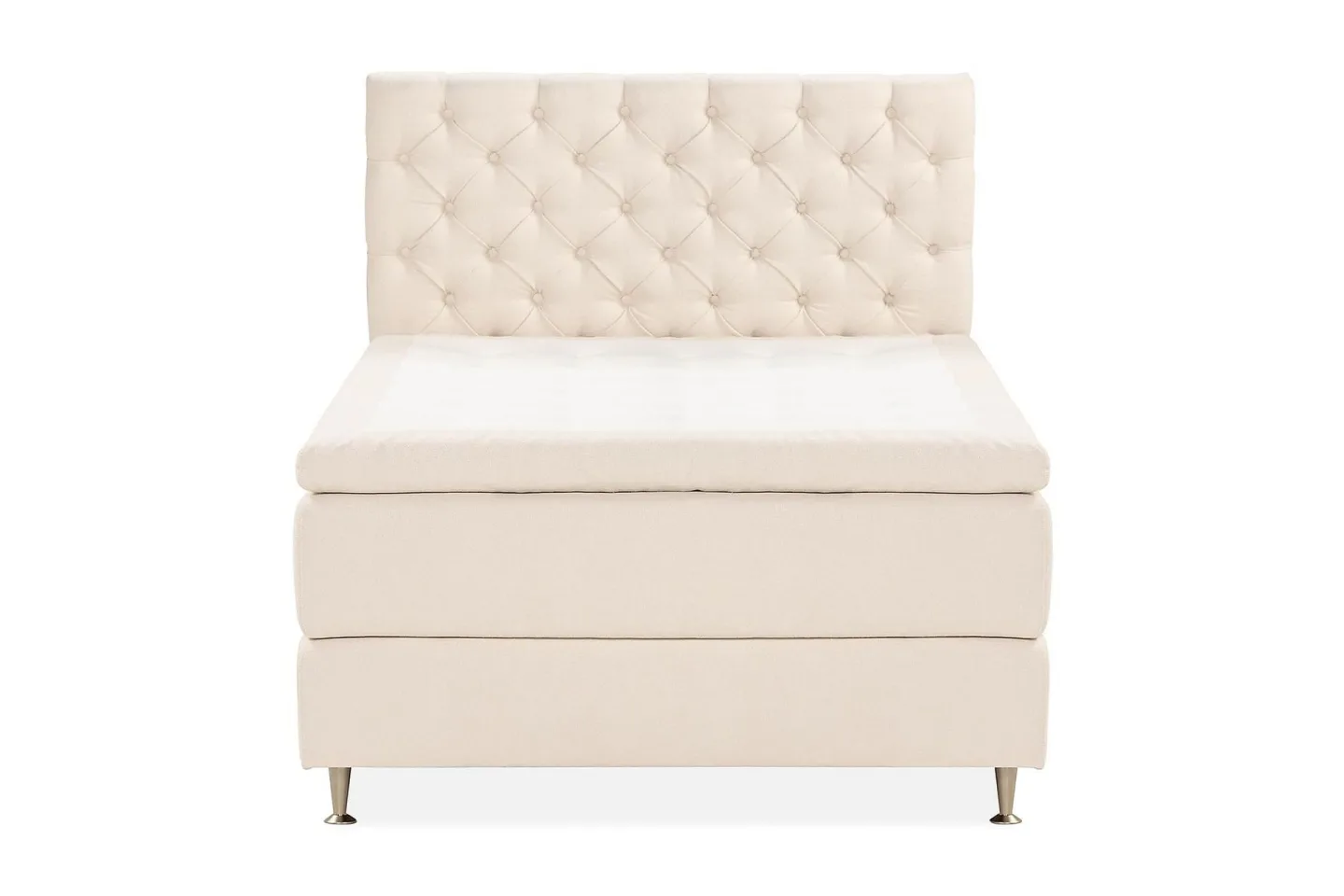 Oslo Lyx Sängpaket Kontinentalsäng 120x200 cm - Ljusbeige