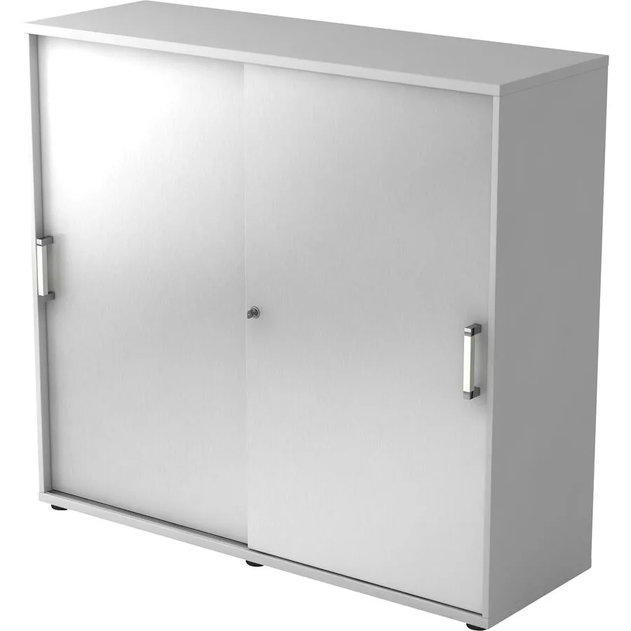 Aktenschrank Office silber Holzwerkstoff B 120 H 110 cm