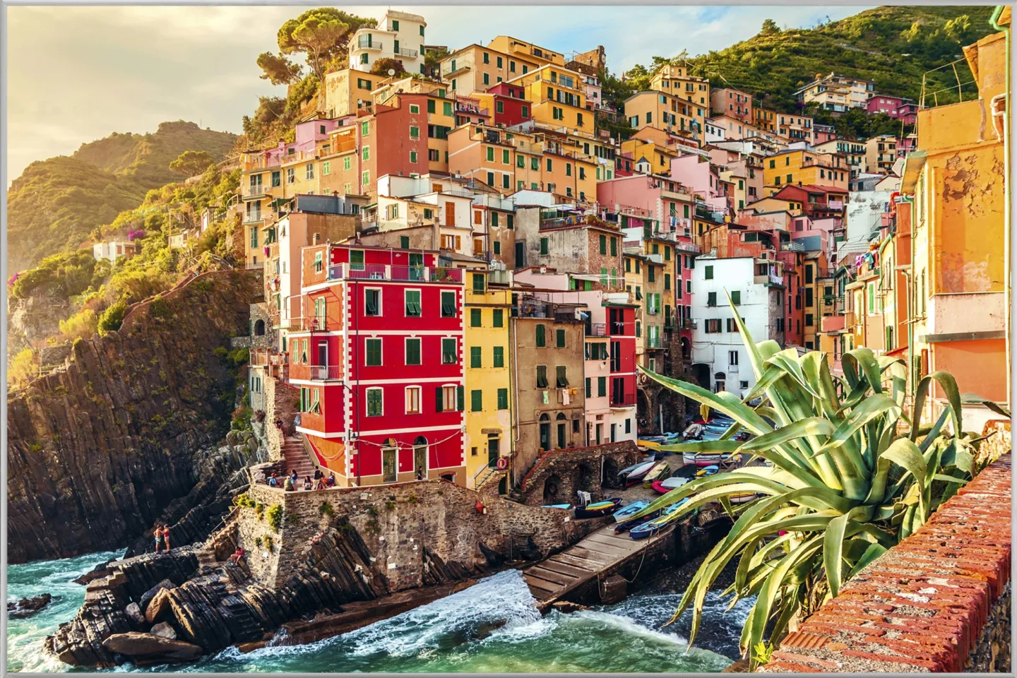 image LAND Bild mit Rahmen Riomaggiore, Riviera | Schubiger Möbel